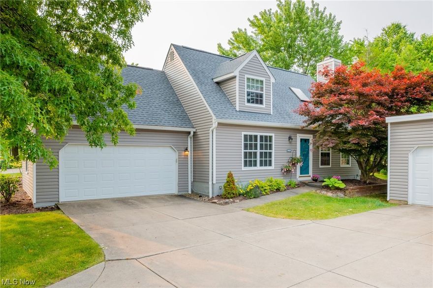 Don't miss this beautifully maintained townhouse featuring 2 bedrooms and 2 bathrooms, with over 1,500 sq.ft of living space. Enjoy the benefits of low maintenance living, along with a 2-car attached garage. The home boasts soaring ceilings, skylights, neutral colors, a cozy fireplace, ample storage, and more. As you enter through the vaulted entry w/ skylights, you'll be greeted by the bright & inviting great room, complete w/ a fireplace & adjacent dining area. Relax and take in the surroundings in the enclosed 12x12 solarium w/ tons of natural light through the uv glass windows & ceilings; w/ access to the serene tree-lined backyard. The kitchen offers ample cabinetry and Quartz countertops, as well as stainless steel appliances. A spacious laundry room and garage access are conveniently located off the kitchen. The main level also includes a sizable bedroom and a shared full bath. Upstairs, you'll find a loft area, a second large bedroom, & potential 3rd bedroom bonus space that ca