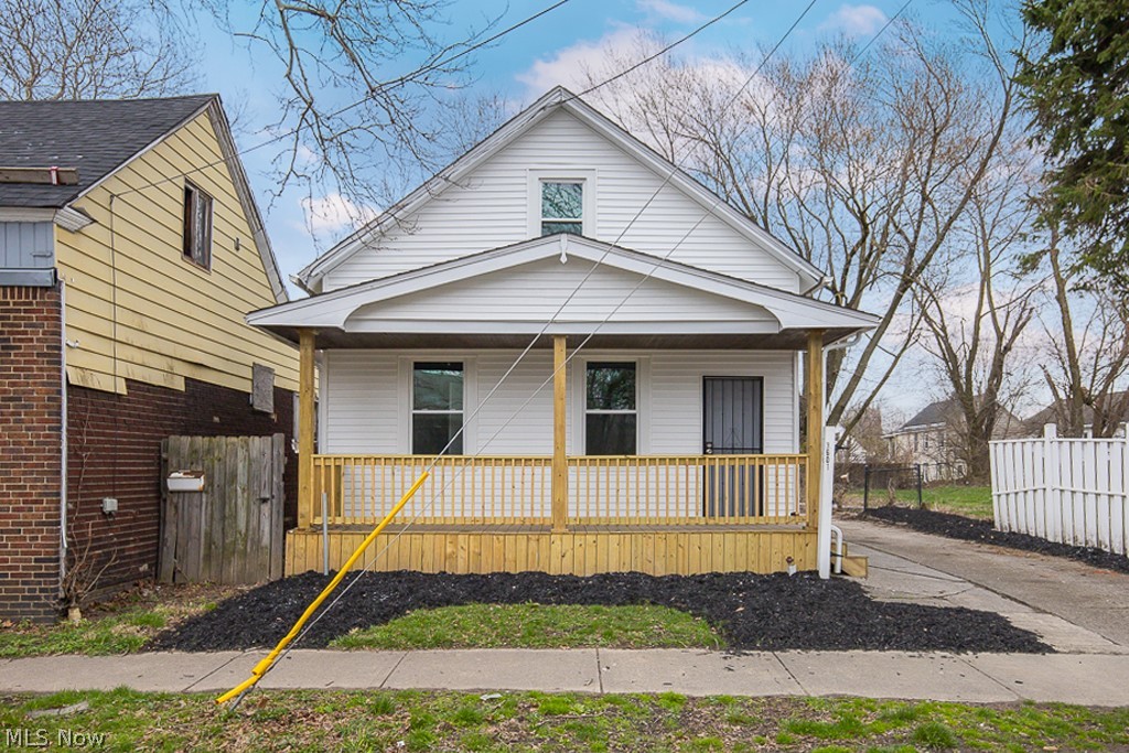 Welcome to this turn key property in the heart of Cleveland’s famous Slavic village! This property will transfer Lead Certified with the city of Cleveland. This home has been completely renovated inside and out! All big tickets items have been replaced to brand new throughout including a brand new furnace and hot water tank. The front porch was completely replaced with treated lumber in the fall of 2023. Vinyl siding was installed in the fall of 2023 and every window in the home was replaced to brand new in the fall of 2023! Updated electrical and plumbing. This home features three bedrooms, one bathroom, an updated kitchen and finished attic! Two bedrooms located on the first floor with extra large walk in closets. The second floor features a third bedroom along with an additional living area that can also be used as a forth bedroom. This property is clean and solid. Minimal deferred maintenance = no headaches. The listing agent has ownership equity in this property. Book your appointment today!