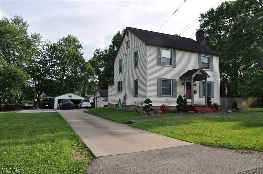Exceptional family home on dead-end street in Niles! 3 bedrooms, 1.5 baths, hardwood floors, stone, gas fireplace in living room, formal dining room, remodeled kitchen, remodeled bathrooms, sun room to large covered deck & above-ground pool. Great over-sized lot w/3 garages.