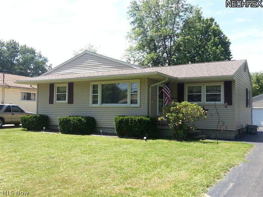 New Price!! Must see this larger then it looks 4 bedroom Ranch home! This stunning home offers an updated kitchen with Kraftmaid cabinets and ceramic tile, newer carpet, and hardwood floors. Also has newer windows, vinyl siding, and a HUGE 2.5 car garage. Basement is DRY and partially finished. Tons of storage and closet space. Enjoy all of this and the park in your backyard. Truly move-in condition! Call​​‌​​​​‌​‌​​​‌‌​​​‌‌‌​​‌​​‌‌​​​​ today!