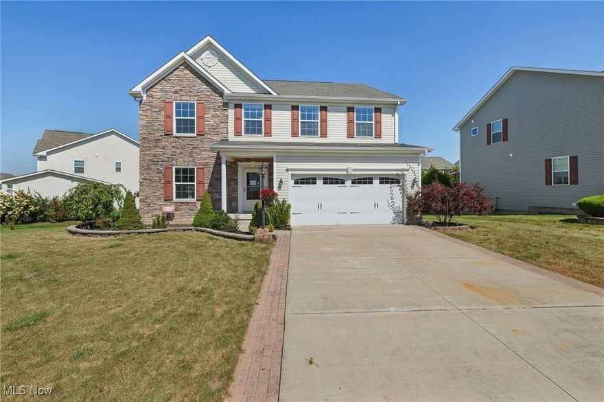 Welcome to this pristine Rome model home in the Villas of Bertram located in the highly rated Aurora school district, offering over 3,200 square feet of thoughtfully designed living space with 5 bedrooms, 3.5 baths, and a finished basement. The main floor showcases gracious living and dining room space, a signature morning room, and a spacious family room with soaring 9’ ceilings that create an open, inviting feel. Just behind the family room, a private study provides a quiet retreat for work or reading. The gourmet kitchen is a chef’s delight, featuring granite countertops, a 39x98 island with bar seating, 42” upgraded cabinets, stainless steel appliances, recessed lighting, a large pantry, and a serving bar that flows seamlessly into the dining and morning rooms—perfect for entertaining and everyday living.Upstairs, the owner’s suite offers a true sanctuary with a generous walk-in closet, a private sitting area, and an upgraded spa-like bathroom with dual vanities. The second-floor laundry adds convenience, while a large loft creates a comfortable space to unwind. Three additional bedrooms complete the upper level. Step outside from the morning room onto a beautiful deck, where the sun greets you in the morning and shade provides comfort in the afternoon—ideal for summer BBQs. From the deck, stairs lead to a private patio framed by flowers and screening for both charm and seclusion. The finished lower level has a full bathroom, plenty of storage space, wet bar and large rec room with garden window with backyard views .With its elegant floorplan, thoughtful upgrades, and inviting outdoor spaces, this home truly blends comfort, functionality, and style.