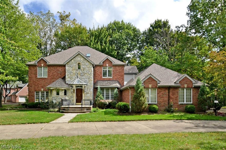 Remarkable opportunity to live in Prestigious Rosecliff Estates, one of Lorain's most sought after communities and best kept secrets. The unprecedented luxury of this estate will take your breath away. Quality abounds the moment you step through the front door. The dramatic two story foyer with custom circular staircase will astound you with it's old world craftsmanship. The soaring great rm with hardwood flooring, over-sized windows, double crown molding and custom two sided fireplace will excite even the most discerning buyer. Wonderful kitchen will bring out the chef in you. With upgraded ultra high end appliances, gleaming solid surface counter-tops; center island with built-in cook-top, ceramic flooring and majestic bayed out dinette filled with an abundance of natural light with views the wooded valley over looking Beaver Creek and the beautiful Lorain County Metroparks. Possible first floor bedroom/library off of the great room. Also first floor office, two living rooms and a di