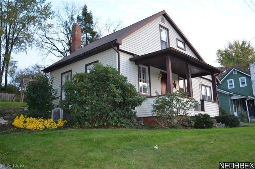 This cute starter home in Benton is ready for a new owner. The modern interior has been completely redone with special touches including a tray ceiling in the living room with recessed lighting and original refinished hardwood floors. The cozy living room has a stone fireplace and you'll love the restored French windows in the living room. The kitchen is roomy and the home has a formal dining room with room in the kitchen for a breakfast nook. The lot has blueberry bushes, garden area and play area. Garden shed and utility shed sell with the property. Stove, refrigerator and freezer (in basement) stay with home. Seller is going to drill a new well.