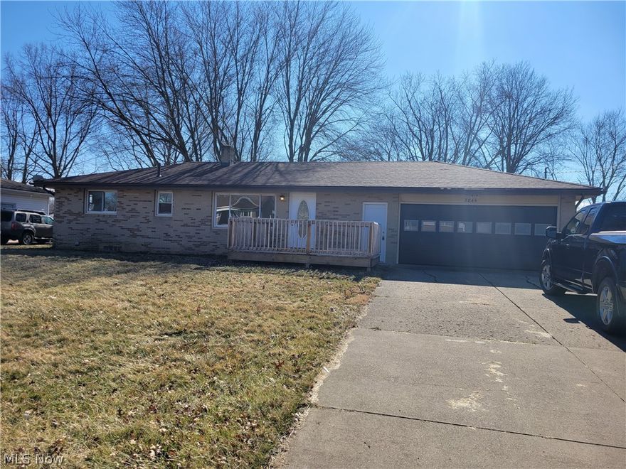 Here you have a completely remodeled Brick Ranch Home with living room, kitchen, 3 bedrooms, and full bath on main floor. The laundry setup is located in the nice dry basement. Some of the new features include new roof and gutters, all new kitchen, new trim and interior doors including 2 new welkin doors in garage. Remolded bathroom, new flooring, and all new paint. New furnace and new hot water heater.  Property has a huge level back yard. This home is move in ready.