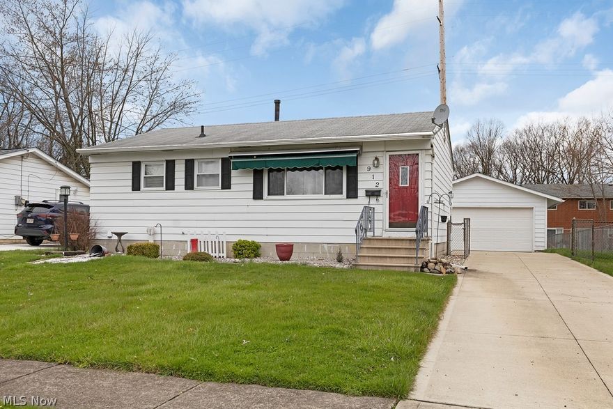 Welcome to 912 Rosewood Dr., where charm meets modern comfort. This 3-bedroom, 1-bathroom home offers a perfect blend of coziness and convenience. Situated on a quiet street near LCCC, this home has been meticulously cared for and maintained. Step inside to discover hardwood floors that flow seamlessly throughout the living room and bedrooms, adding warmth and character to the space. Right off the living room is a  modern, updated kitchen with stainless steel appliances, new white cabinets, counters, and backsplash installed just 3 years ago.  Downstairs, a partially finished basement space offers additional room to relax and unwind, perfect for casual gatherings or movie nights. Outside, you'll find a 2-car detached garage and a spacious deck, providing plenty of room for entertaining. With everything meticulously maintained and move-in ready, 912 Rosewood Dr. invites you to make it your own. Don't miss this opportunity, schedule your showing today!