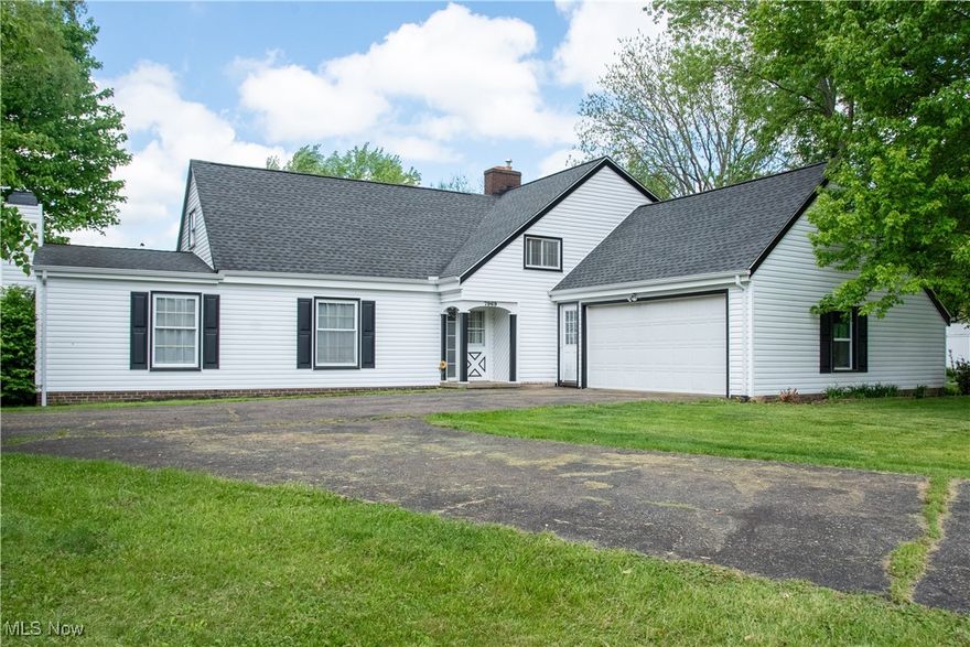 Welcome to 7969 Bricker Rd NW in Woodmoor Estates located in Jackson Township! This spacious, well-maintained split-level has four levels. Main level offers a living room that features a beautiful stone fireplace and dining room located right off the kitchen with beautiful oak cabinets and French doors. The second floor offers three nice-sized bedrooms with a full bathroom with double sinks, shower/tub. Take a few more steps up to the fourth bedroom with a large closet. The lower level is partially finished with a brick fireplace in the family room, a half bathroom, and a laundry/mechanical area. Recent updates include new carpet (2023), reglazed tub/shower (2025), siding (2022), well components (2019), roof (2012), water softener (2021), and interior painting (2023). Call your agent for a showing!