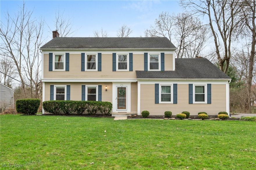 Welcome to 276 Atterbury Blvd—an immaculately maintained Colonial in the heart of Hudson, just one mile from the shops, restaurants, and events of First & Main. This 4-bedroom, 2.5-bath home offers the perfect blend of timeless charm and modern convenience in one of Hudson’s most sought-after neighborhoods. Nestled among mature trees on nearly half an acre, this home has been thoughtfully updated inside and out. Enjoy peace of mind with a full kitchen remodel, new windows (2020), a finished basement (2021), and a beautifully renovated master bath (2020). The cozy family room features a wood-burning fireplace with stainless steel chimney liner (2017) and brand-new carpet (March 2025). Additional updates include basement waterproofing (2020), a whole-home humidifier, and a new hot water heater (Feb 2025). Step outside to a serene backyard retreat with a custom paver patio (2022), a new shed, and thoughtful landscaping, plus a screened-in porch with a newer roof (2013) for relaxing evenings. You’ll also find a repaved driveway (2023) and a two-car garage with a new structural support column. Enjoy the harvest from your very own garden with asparagus, rhubarb, and grape vines returning annually, and take in the neighborhood’s vibrant community spirit with regular block parties, cookouts, and friendly neighbors who always stop to chat. Commuting is a breeze with Route 8 just minutes away, and for added recreation, Lake Forest Country Club—just one mile away—offers tennis, golf, swimming, and dining. Modern updates, small-town charm, and a location that can’t be beat—276 Atterbury Blvd has it all.