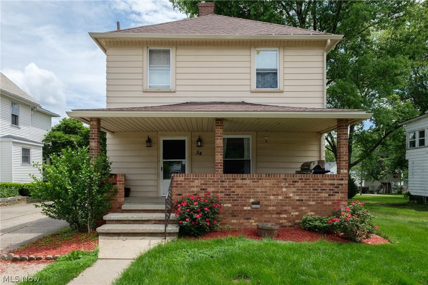 Highly motivated seller! Lovingly maintained with plenty of space to entertain guests! This 3 bed, 2 bath Rittman home is close to parks, trails, and Rittman schools. Spend sunny and rainy days alike relaxing on the spacious, open brick porch. Enter into the bright living space with carpet redone in 2013. You'll love spending time in the huge kitchen with laminate hardwood flooring and eat-in area. Cabinet space is endless in this massive kitchen! A full bath on the main level is perfect for visiting friends and family. Three bedrooms and a full bath upstairs provide you with plenty of living space throughout the home. The large living room at the front of the house is great for extra entertainment space. The two car detached garage is heated (installed 2017) and had the roof replaced in 2013. Perfect for a mechanic or car aficionado! Come make this Rittman Colonial your new home!