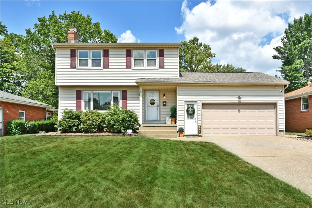 You didn’t know it, but YOUR next home is just hitting the market, and you’ll want to move quickly because this opportunity won’t be around for very long! Explore two floors of finished living space and a must-see backyard adventure as you take in the exciting views of this gorgeous Boardman residence! A prime location, this estate finds you just minutes from desirable shopping and restaurant districts, all while taking advantage of a traditional, peaceful neighborhood. Sitting proudly on its raised lot, a cement driveway leads up to an epoxy sealed two car garage while the endearing front porch joins stone trimmed landscaping. Around the back, a prominent rear deck awaits within an enclosed yard along with a casual fire pit. Beyond the fence line, an additional play area joins both a basketball court and oversized storage shed. Step inside as the foyer runs along the rising, carpeted staircase. A gracious living room opens nearby, warmed by sunshine spilling through the large picture window as it cascades down across the brick lined fireplace. Dark, hardwood style flooring continues around the corner and into the formal dining room where rear deck access is found. The darling kitchen showcases polished stone countertops and custom, underlit cabinetry that pairs masterfully with the stainless appliances. Additional tiled flooring leads into a half bath to complete the floor. Upstairs, a sizeable full bath wows with its updated shower and matching vanity. Four second story bedrooms line the hallway with carpeted flooring and ample closet space. Down at the basement level, a lower shower joins laundry and utilities. A finished rec room features its own ventilation unit with built in air cleaner.