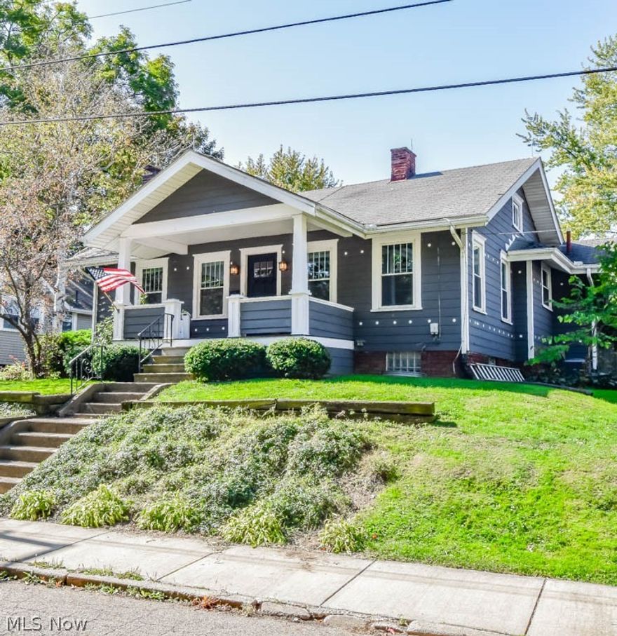 This one of a kind craftsman style bungalow is ready for you! Walk through the front door to the living room which offers wood flooring, built in shelving and a cozy fireplace to warm up to on those chilly nights. The dining room offers ample lighting to entertain guests with your favorite meals. The updated kitchen has tile backsplash, extensive cabinet space and plenty of room to whip up your favorite recipe. Two more bedrooms and a full bathroom complete the main level. Upper level offers an additional large 33x10 bedroom. Lower level is partially finished with a full bathroom. It can accommodate many guests to watch your favorite football teams or movies! Outback offers a fully fenced yard and detached garage. This is a must see! Schedule your showing today!