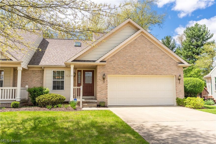 ***OPEN HOUSE: Sunday, 2-4pm*** 
Welcome to easy, low-maintenance living in the highly desirable Burnham Hills community! Tucked away on a quiet cul-de-sac, this well-maintained condo offers both comfort and convenience—just minutes from Gervasi Vineyard and the scenic walking trails of Stark Parks.
The fully applianced kitchen features stainless steel appliances, abundant cabinetry, and generous counter space. The dining area flows seamlessly into the spacious great room. Here, you’ll find soaring cathedral ceilings, a cozy gas fireplace, and a wall of oversized windows that fills the space with natural light while offering peaceful views of the private backyard.
Just off the great room, the inviting four-season room showcases vaulted ceilings, walls of windows, and a French door that opens to a recently refinished deck—complete with a covered pergola and a lush wall of shrubbery for added privacy—perfect for relaxing or entertaining.
Convenient first-floor living includes a spacious primary suite with a walk-in closet and a well-appointed bath featuring a tiled walk-in shower, along with a first-floor laundry room for added ease.
Upstairs, you’ll find a generously sized second bedroom with ample closet space, a full bath, and a versatile loft area overlooking the great room—ideal for a home office, media space, or second living area.
The large, carpeted basement provides excellent storage and offers the potential to be finished for additional living space. A two-car garage with built-in cabinetry and direct, kitchen-level access completes the home.
Opportunities like this don’t come along often—condos in Burnham Hills tend to sell quickly. Schedule your private showing today!