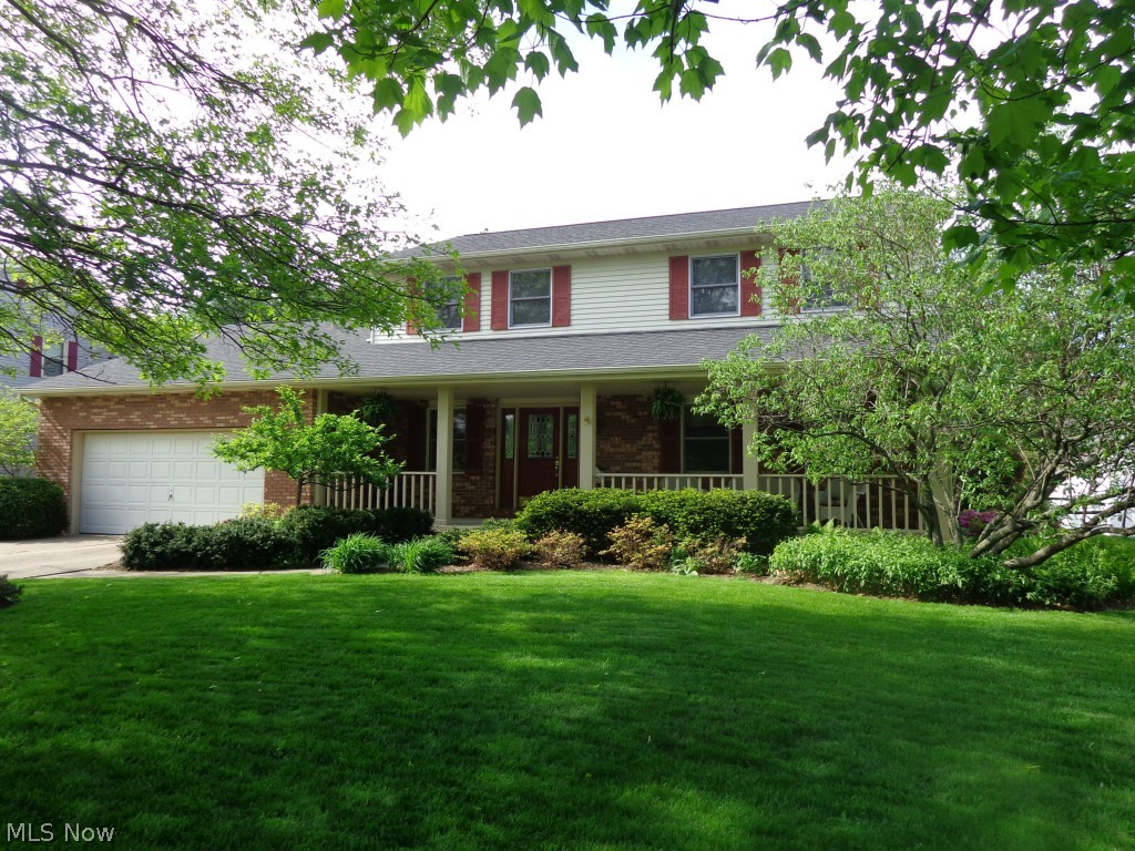 Welcome to this wonderful beautifully maintained North Canton home! Convenient to shopping & dining at Washington Square, schools, walking trails and parks and neighborhood sidewalks! Great covered front porch, spacious and bright inside. Open kitchen/dinette fully applianced with doors to rear patio and lush private backyard. Spacious family room with fireplace, formal dining, 1st floor laundry, 4 br , 2 1/2 baths and ready to move into. This home is loaded with storage - oversized 2 car garage too! Roof 2005 with 30 yr transferable warranty, newer furnace and c/air! You will feel right at home here!