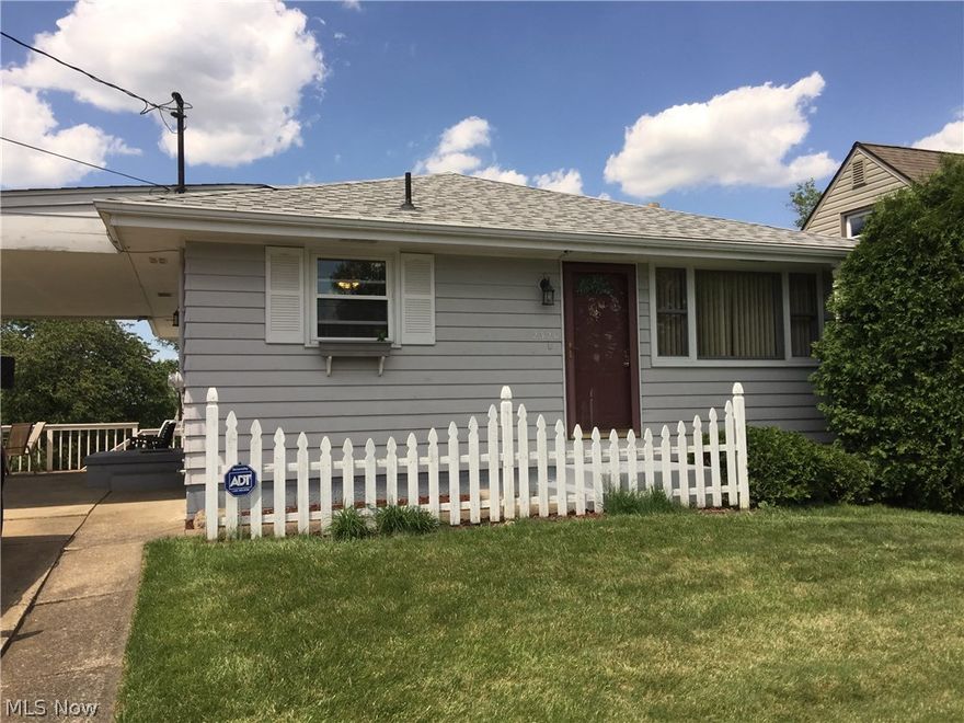 Cute four bedroom, two bath ranch with beautifully-updated kitchen, spacious living room, finished basement with full bath and bedroom and newer windows. The exterior offers a large deck, carport, over-sized driveway, attached garage and a remarkable park-like setting abutting rolling hills and open space. This home has everything you need at a great price!