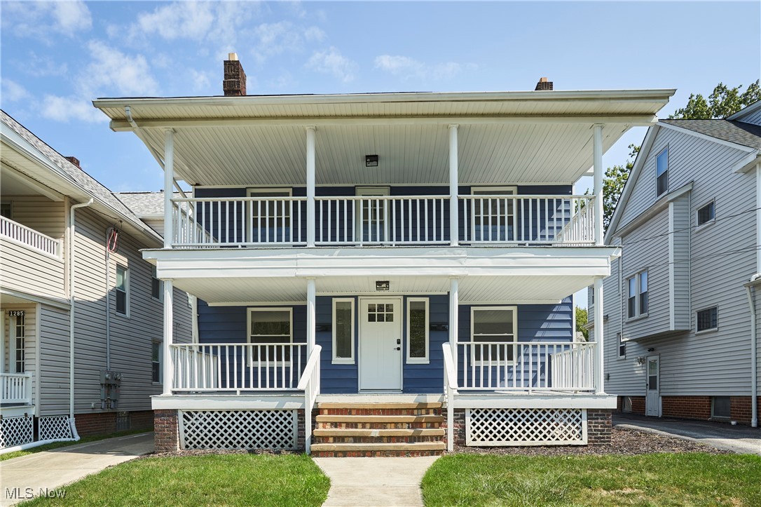 LOCATION, LOCATION, LOCATION, LOCATION!!!! Completely remodeled Lakewood duplex on charming Edwards Ave! Both units are turnkey with new kitchens (quartz counters, shaker cabinets, stainless steel appliances), new baths, LVT/hardwood-style flooring, fresh paint, lighting, and trim. Major mechanicals updated: updated electrical/plumbing, new windows, new hot water tanks and new furnaces. Separate entrances and utilities. Clean, dry basement with laundry hookups. Low-maintenance exterior featuring classic Lakewood porches, large fenced backyard with plenty of off-street parking and oversized remodeled two car garage. Highly sought after western Lakewood location. Blocks from Lakewood’s favorite cafes, parks, bars and dining—minutes to Downtown CLE - this property is perfect for an owner-occupant looking to offset their mortgage or an investor seeking a turnkey rental in a high-demand location.