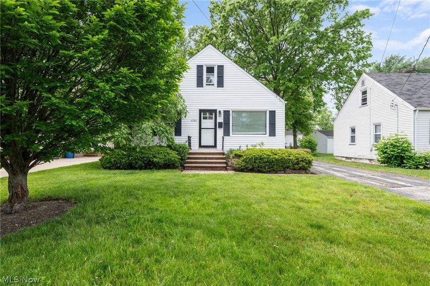 Prime Downtown Willoughby location! Awesome condo alternative, investment property or owner occupied home. This home has been
updated from top to bottom and recently painted throughout. The light, bright living room features a dining area and hardwood floors. Three bedrooms on the main floor all have hardwood flooring and there is a renovated full bathroom. The kitchen has newer cabinetry, large sink and all newer appliances are included with your purchase. The full basement has ample additional living space including a spacious laundry room, finished rec room and unfinished storage area. The rear yard has a large deck area and paver patio perfect for entertaining, is fully fenced and has a detached garage. The large unfinished attic is an incredible opportunity to add on for more square footage and the seller will include plans for this. Close vicinity to Lincoln park and all that Downtown Willoughby has to offer.