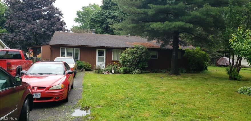 Home needs a complete rehab. Fixer-upper. Great opportunity to design your dream house. Great yard. Great potential.