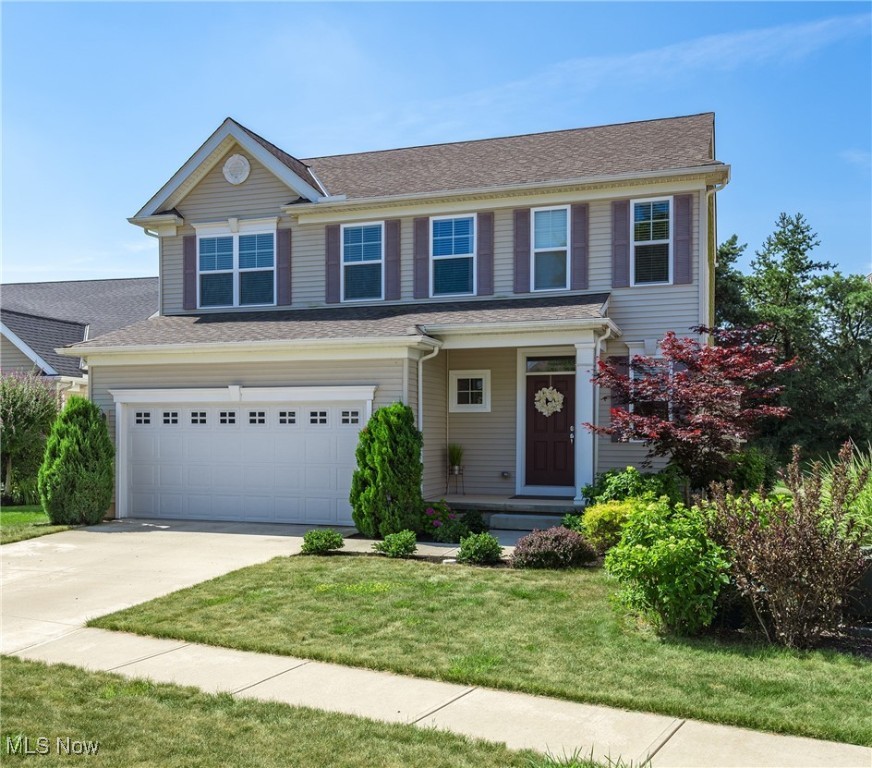 Move-In Ready Kopf-Built Home on Quiet Cul-de-Sac in Waterside Crossing – Steps to Pool, Parks & Trails!
Welcome to this beautifully maintained newer home in the sought-after Waterside Crossing community of Avon Lake. Built by Kopf Builders and tucked away on a peaceful cul-de-sac, this home offers modern comfort, thoughtful design, and a prime location — just a short walk to the pool, tennis courts, trails, Weiss Park, and Lake Erie.
Inside, enjoy a light-filled open-concept main floor perfect for today’s lifestyle. The kitchen features granite countertops, stainless steel appliances, a pantry, and ample cabinets. The sun-filled morning room offers patio access and flexible use as a dining space, cozy nook, or home office. The inviting living room includes a gas fireplace and large windows with backyard views. A half bath and access to the 2-car garage with FINISHED INTERIOR complete the main level.
Upstairs are two generously sized bedrooms with extra-large closets for ample storage. A massive hall linen closet adds more room for towels, bedding, and seasonal items. A full bath with tub and second-floor laundry enhance convenience. The spacious primary suite is a relaxing retreat with two closets and a private en-suite bath featuring a walk-in shower.
The recently FINISHED BASEMENT adds versatility — ideal for a rec room, office, gym, or media space — while leaving an unfinished section for storage. Finished with composite fiberboard, the walls offer extra resistance to mold and moisture. An extra-large, clean, LIGHTED CRAWL SPACE provides even more organized storage.
Throughout the home, enjoy neutral contemporary décor, quality finishes, and a move-in-ready experience — no updates needed!
Located under 3 miles from Lake Erie beach access, you’re also close to top-rated Avon Lake schools, a fantastic library, and local dining and shopping.
Don’t miss your chance to enjoy the best of Avon Lake living in this beautiful Waterside Crossing home!