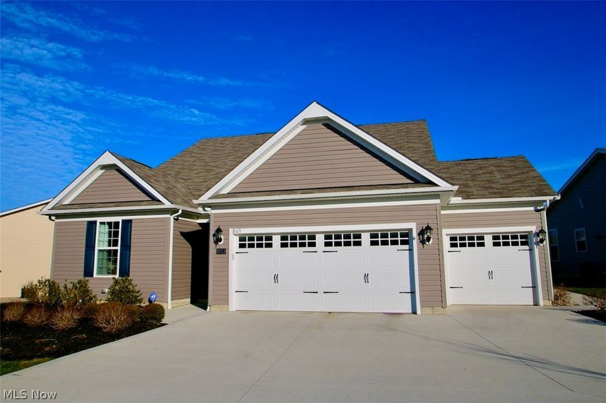 This is it! Every Upgrade to be had! Don't let the front fool you!  This home is just shy of 3,000 sq. ft. 9 foot ceilings.  2 Beds on 1st floor w/a full bath complete w/an upgraded tiled walk in shower.  Large Master Bedrm is also located in the rear of the home w/a substantial size master bath which includes a walk in closet, w/a barn door access & separate water closet & linen closet.  The Kitchen boasts a huge 12' 8" Island w/soft closing cabinets, granite counters, stainless steel appl., walk in pantry and under cabinet lighting. Microwave replaced 1/20.  The Large Gathering room features an upgrade wall of windows and a gas fireplace w/stone facing.  The 11' x 14' Café opens to the 13' x 12' Covered porch Plus a 13' x 12' Blue Stone Patio surrounded by professional landscaping, includes full yard irrigation system & two rear drains.  Additional lit storage under staircase.  Office has upgraded electrical. Great Rm, Kitchen, Loft & Office have upgraded Can Lighting.  1st floor Lau