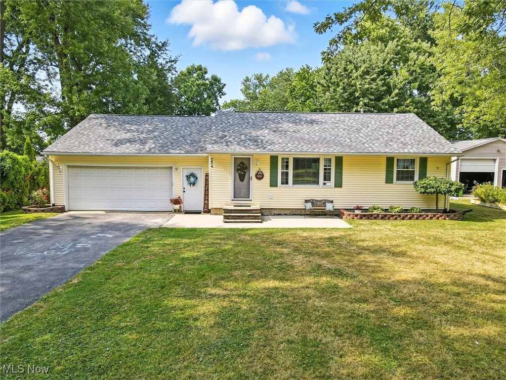Ranch living nestled on a gorgeous wooded lot on a dead end road in Buckeye School District and Ashtabula TOWNSHIP. You need to run not walk to tour this home! Completely updated home with three possibly four bedrooms! Your dream home is now available. This home features modern white cabinets with newer counter tops. Plenty of storage. Updated bathrooms. Beautiful LVP flooring throughout the home. Carpet in bedrooms and living room for comfy living. Full basement has plenty of room for rec room or exercise room. Also, a fourth bedroom in the basement. Deep oversized two car garage. Relax on the back deck! Plenty room with a fully fenced in yard. Very private peaceful wooded property. Brand new roof in 2023. This home has been meticulously maintained.