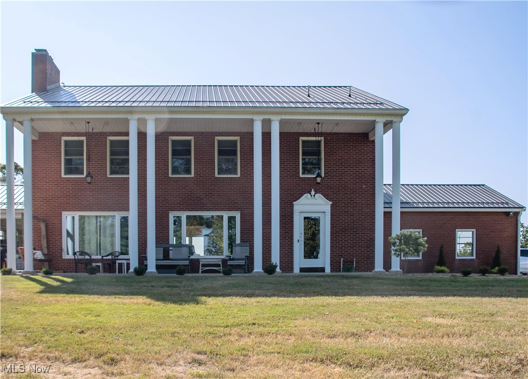 This Prestigious Custom Built Home boasts over 3500 Sq. Ft. of living space w/ 5BR's, 3.5 BA on 7 acres!
Exterior features include 36x36 Barn w/ electric & water, electric fenced area for animals, pond, woods, & amazing views!
The Front entry makes a statement w/ new landscaping, sidewalk, & concrete porch. Tiled Entry Foyer leads to a spacious
Living Rm w/gas fireplace. The Formal Dining Rm leads to the deck & hot tub. From the Dining Rm, the Kitchen features
Custom Frederick Helmuth Maple Cabinets, Corian Counter tops, & newer appliances. Plenty of sun light in your Sunroom
or Office. A Full Bath & newer Laundry Rm complete the first floor. Walk up the spiral staircase to your Spacious Owner's
Suite w/Custom Wardrobe. The Owner's Bath features heated tile floors, double sinks, modern glass shower, & soaking
tub. 2 Additional BR's & Remodeled Full Bath w/ heated tile floors complete the 2nd Level. The Lower level has been
newly updated adding a Family Rm, 2 additional BR's & a Half Bath. Many updates including metal roofing for the home &
barn, newer lighting, new flooring, & more! Pre-approved buyers call today for your showing.