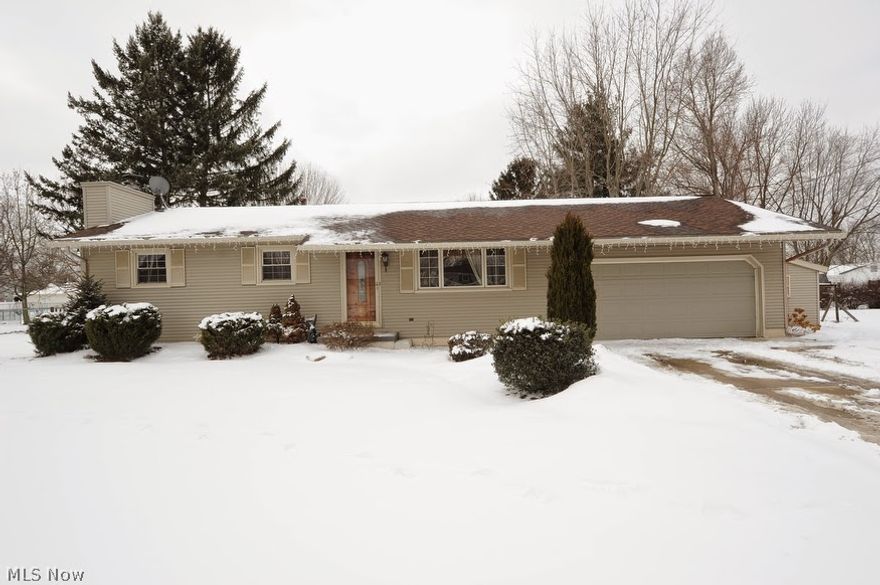 Wow...this type of ranch features what todays market is looking for! Open one floor living, huge master suite, finished lower level and large rear yard for great entertaining. Beautiful kitchen has custom cabinetry with leaded glass doors, custom oven hood and spacious counters. Dinette opens to living room and has glass doors to covered porch lending to scenic views of rear yard. Master suite offers fireplace and sitting area which can opt out to an office area. Wonderful finished lower level with fireplace and second sitting area which can convert to third bedroom. Lower level has two stairs...one from the interior of home and one from the garage. Now.. one of the special features that sold the home to the Sellers is the...rear yard. Very nice covered porch with stone walk out to vast level rear yard. Professionally landscaped front and rear yards. Attached small building great for potting shed, storage or option to open to two car garage for workshop. Quick possession on this place