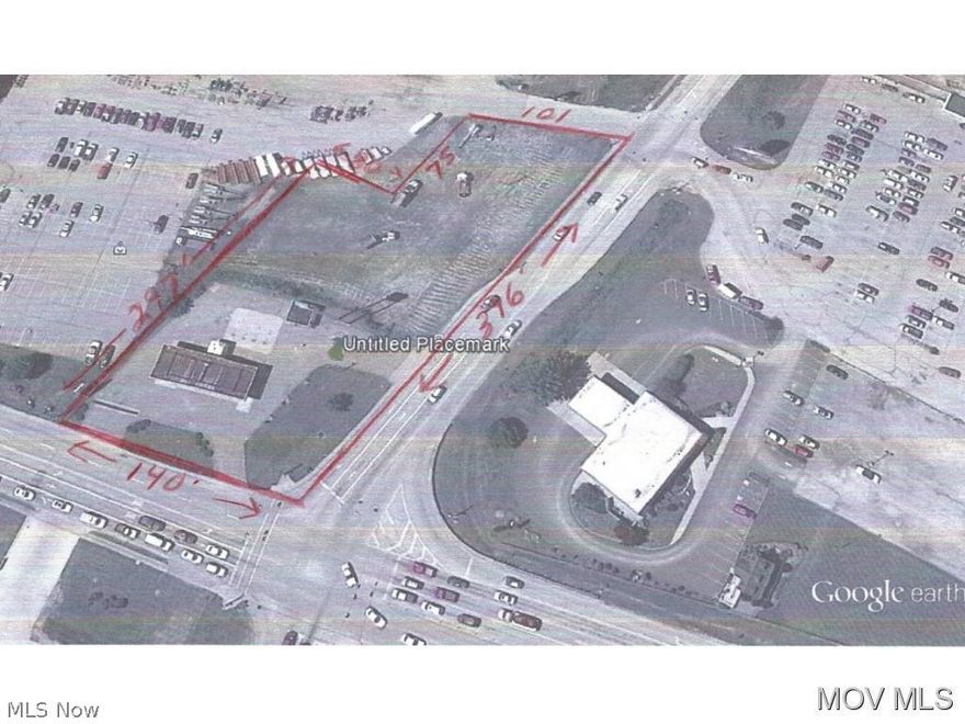 Marietta is located in the Mid-Ohio Valley region along the Ohio River. Property is one light from exit 1, I77 on Pike St classified as a principal artery that provides access to downtown Marietta and I77. Traffic count is 54,000. Zoned general retail & service. Applebees, Chase Bank and McDonalds occupy other three corners of intersection. Prior use was gasoline station, now removed.  Fire: CIT  Police: CTY  WaterAvail: Y  GasAvail: Y  PossFreeGas: N
