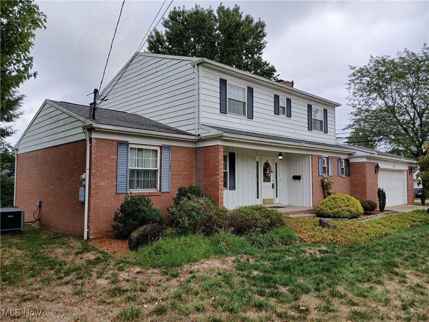 This stately colonial, one-owner home, includes four, large bedrooms, 2.5 baths, and a first-floor family room, with a wood-burning fireplace, that opens onto a screened-in patio.  There is a spacious eat-in kitchen with plenty of cabinet storage as well as a formal dining room. The large, traditional living room completes the spacious first floor rooms. Half of the full basement level is unfinished while the other half is fully finished as a recreation room. Situated on a very  generous corner lot and a half that is well landscaped, this home can be the answer for anyone looking for a wonderful place to call home.