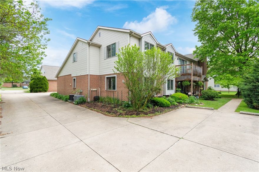 Welcome to 142 Holl rd, UNIT C  North Canton! Located in the Sherbrook Condo association. If you are looking to be located in the heart of North Canton, look no further! This 2 bedroom, 2 full bathroom condo has many great features! Walk in and be greeted by an oversized family room that features a gas fireplace, a walk out deck, and vaulted ceilings with skylights that allow plenty of natural lighting! An open concept kitchen that allows cooking and communicating with guests or family! Make your way down the hallway to find main level laundry, 2 large bedrooms and 2 full bathrooms! The Primary suite features vaulted ceilings, walk in closet, and a fully updated Bathroom! Downstairs has a dedicated attached garage space and storage area for residents who live in the building!