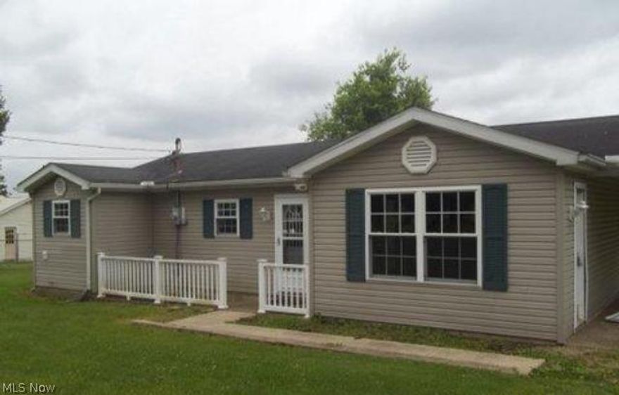 Take a look at this easy maintenance, ranch home located just outside of Zanesville in Wayne Twp and Franklin School District, situated on a nice .43 acre lot.   The interior offers an all one floor plan with 1103 sq. ft. of living space including 2 bedrooms, 1 bathroom, kitchen, dining area with walkout to deck, living room, laundry room and utility room.   This home also features a front porch, wood deck off the back, and storage shed.