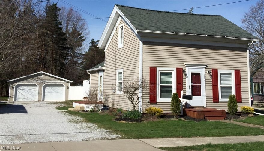 Great 3 bedroom home on River Street, walking distance from Madison Village Square and 1/4 mile from Day-Care center and interstate 90.  Master on first floor with walk-in closet and vaulted ceiling, and access to private deck.  Full Bath on main level. Half bath with two B/R up including walk-in closet.    Laundry on first floor with new washer and electric dryer.  Kitchen with Vaulted ceiling  includes double door refrigerator, glass top double oven electric stove, dish washer and garbage disposal.   Gas heat (new furnace) and whole house A/C.
Brand new counter top with back splash.  Living room and den or could be 4th bedroom. .50 acres,  fenced in backyard with garden area, large shed (12x16), and fire pit under the pine trees.  Very large detached 24’ by 32’ garage with electric doors.  Located within walking distance to new elementary school.  This home has everything you need and nothing more to do.  Must see!