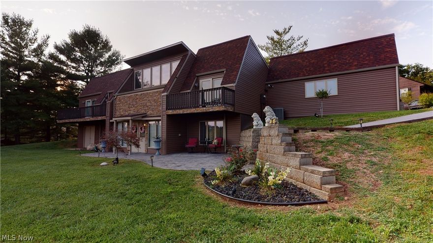 This is not just a drive by. Driveway on side of house allows you to step into a full living area with no stairs. Beautiful kitchen-dining area and living-room with huge Master bedroom with large bath - jetted tub and shower. Skylights bring in the natural lighting along with lots of windows. Deck with privacy off kitchen. Lower level has formal entrance- family room- 2 bedrooms plus a study with dryer connections on both levels. Large parking area. Come see it soon!