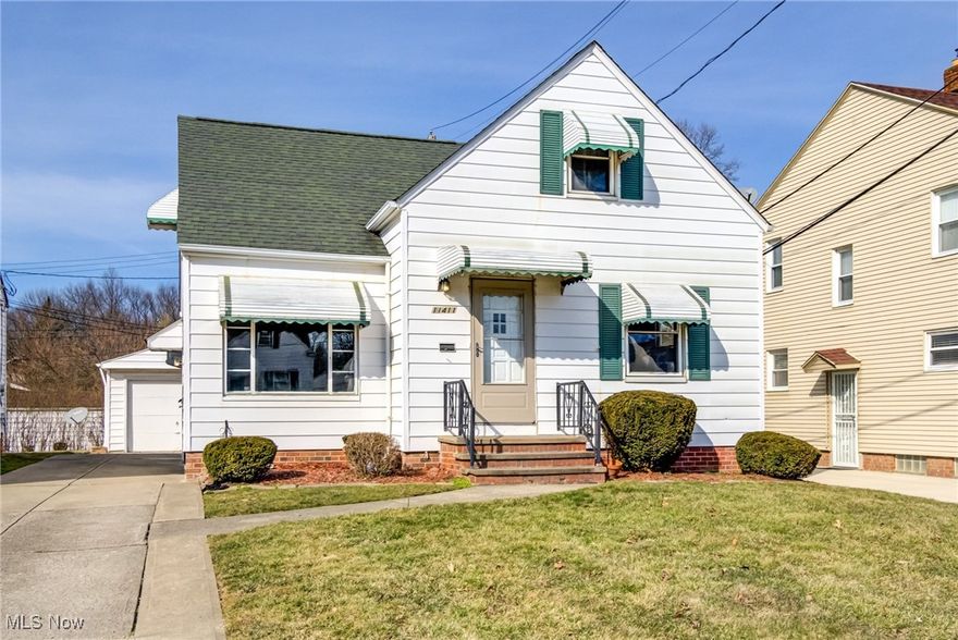 Don't miss this beautifully remodeled 3-bedroom, 1-bathroom Cape Cod home, perfectly situated near Marymount Hospital with easy access to highways. This move-in-ready gem features new paint and flooring throughout, a brand-new dishwasher and stove, updated electrical fixtures, and a freshly painted back porch. The bathroom has been completely redone, offering a modern and stylish feel. Enjoy additional living space in the partially finished basement, which also includes a convenient shower. Plus, this home will transfer Point of Sale compliant, ensuring a smooth purchase process for the new owner.