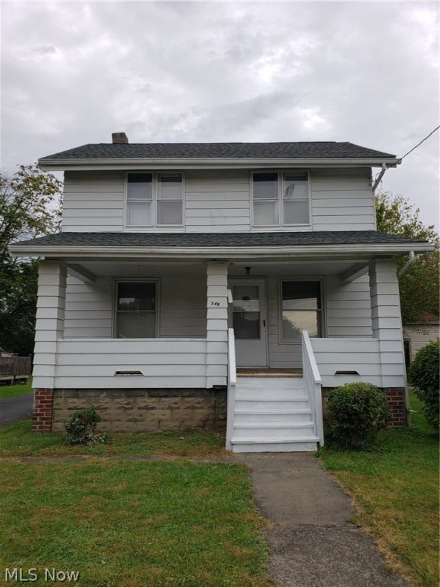 All you need to do is move in! This well loved home still has all its natural woodwork! Home has been freshly painted, has new carpeting thoughout, and new tile in the kitchen & bath. Brand new 100 amp electric panel. Bring your porch swing and grill for your cute front porch and large back deck in this 3 bedroom, 1 bath home!