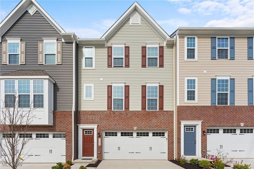Welcome to this stunning move-in ready townhome built in 2022, offering the perfect blend of modern style and comfort. With 2,193 square feet, this 3-bedroom, 2 full and 2 half bath home features a spacious open-concept layout that’s ideal for both entertaining and everyday living. The kitchen is a standout with sleek quartz countertops, stainless steel appliances, a beautiful tile backsplash, and a large center island that flows into the dining area. Luxury plank flooring adds warmth and durability in the kitchen, dining area, and all bathrooms, while plush carpet keeps the living room and bedrooms cozy. A convenient half bath is located on the main living level—perfect for guests. Upstairs, the spacious primary suite includes a walk-in closet and private bath with dual sinks and a step-in shower. Two additional bedrooms share a second full bathroom, offering plenty of space and functionality for family or guests. The finished lower level offers even more living space for a rec room, home office, or gym, along with an additional half bath. You'll also enjoy a 2-car attached garage and low-maintenance living, with the HOA covering landscaping and snow removal. Located close to shopping, dining, and major highways, this townhome truly checks all the boxes!