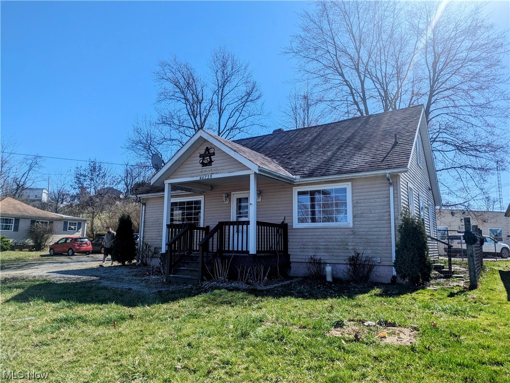 Check out this adorable cape cod, centrally located to Calcutta and just minutes to Rte 11. The home features newer windows, roof, blinds and siding. Seller has been working on some updates, but waiting for your finishing touches. There are 2 generous sized bedrooms on the main floor and the upstairs has been finished for 1 large bedroom. Enjoy the openness between the living room and kitchen. The home is in East Liverpool School District, with Beaver Local bus stop close for open enrollment. Check this one out today!