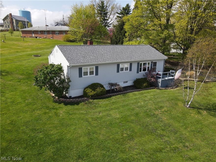 Move in ready ranch in Triway School District sitting on a 0.3756 acre corner lot.  First Floor Living at its finest!  Breezeway attaches the home to the 2 car garage.  Plenty of choices if you enjoy relaxing outside… enclosed porch, private patio or enjoy the firepit in the backyard.  Don’t forget to enjoy the views of the Village of Shreve and the rolling hills that surround by sitting on the front porch.  Eat in kitchen with cabinets of galore!  Fridge & Stove will stay for new owners.  Living room with hardwood floors and a picturesque window.  2 Full Bathrooms, Laundry & 3 Bedrooms complete the first floor.  Full basement featuring finished family room and unfinished utility room.  Plenty of parking in the driveway.