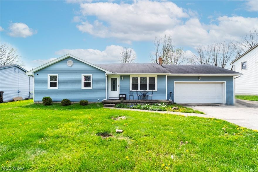 Welcome home to this charming ranch located in Youngstown within the desirable Boardman Local School District! This 3-bedroom, 2 full bath home offers comfortable living with a functional layout perfect for everyday living and entertaining. The main floor features a spacious living room, an eat-in kitchen, three nicely sized bedrooms, and a full bath. Downstairs, you’ll find a finished rec room/family room along with an additional full bathroom, offering extra space to relax, entertain, or accommodate guests. Outside, enjoy the large backyard complete with a deck, concrete driveway, and a fantastic two-car garage with an attached oversized workshop/workroom — ideal for working from home, hobbies, storage, or the ultimate man cave. This home offers space, versatility, and convenience all in one