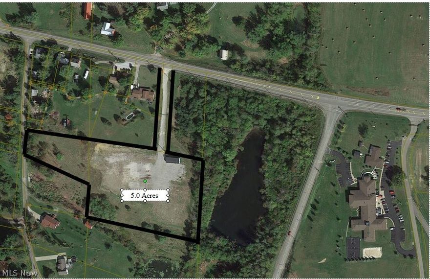 5.0 Acres located on US Route 40 only 1/2 mile from Interstate 70's EXIT # 213. Just past the entrance to Belmont County's Industrial Park (fox Commerce Park).  This property has been used by (rented to) the oil and gas industry the last three years. The parcel features NO ZONING REGULATIONS and has had electric, water and sewer extended to the former location of the trailer office. Natural gas is available if required for your use. This properly is currently vacant and offered for sale for $400,000 or for lease at $10,000 per month with a minimum one year lease. No mineral rights owned by seller - mineral rights are not available for transfer.