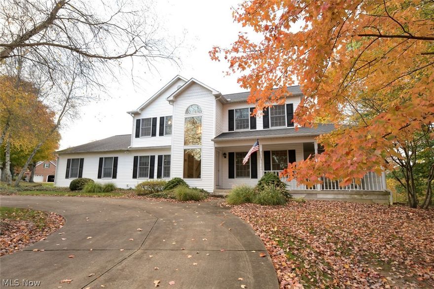 Sprawling home located on quiet dead end street with tree lined yard! Owner purchased additional lot to offer a nice privacy buffer, which totals 1.45 acres.  Open kitchen/dining/living room concept, with formal living and dining rooms! Large rooms throughout.  Outstanding first floor 4 season sunroom overlooks immaculately maintained yard, and is sure to be one of your favorite spots in the home! Partially finished lower level with rec room, exercise room, and full bath. Walkout basement to patio area. The front porch has a nice wrap around, and offers peace, privacy and relaxation!  TONS of storage throughout the home!  Convenient first floor laundry. Roof approx. 10 year old, 2 heat pumps, and furnaces approx. 3 years old. Property also has a whole house generator.