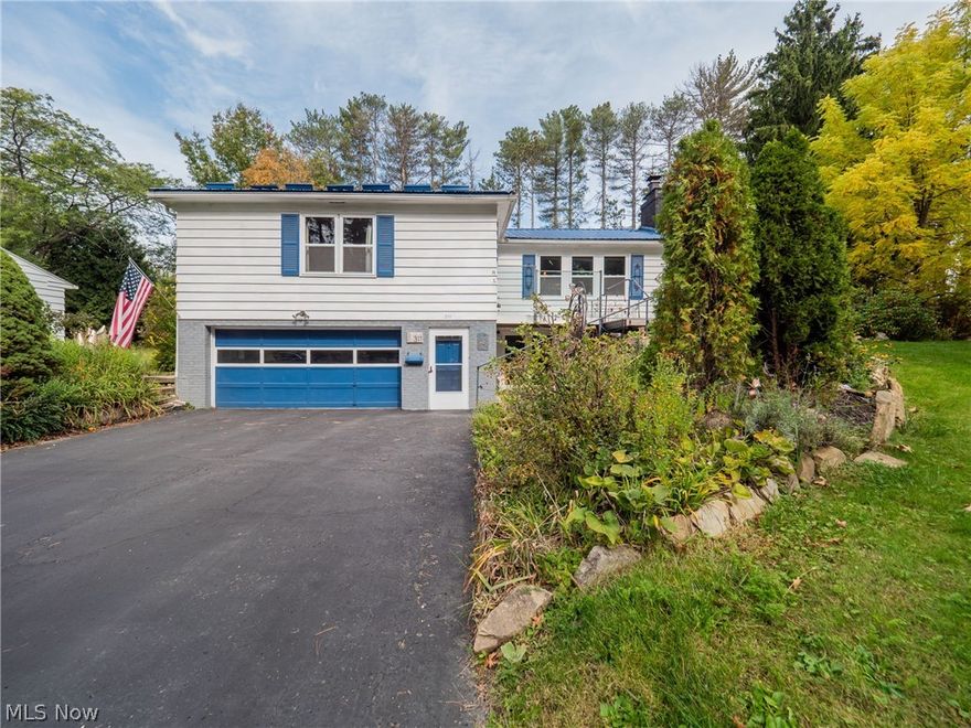 Beautifully designed, elegant home in the sought after neighborhood of Chardon! Meticulously cared for with plenty of updates throughout the home including the updated kitchen and bathrooms. The large updated kitchen will bring the inner chef out of you and you will fall in love with the gorgeous granite countertops with plenty of storage and counter space. The eat in area has an amazing view of the patio that steps out to the large backyard. You are met with a great amount of land that has a modest greenhouse for your green thumb needs. To top this home off, finished hardwood floors transcend throughout the bedrooms and the very large and open living room with a delightful wood burning fireplace. The room has plenty of space for entertaining or lounging around with family. Through an entryway to the bedrooms that provides additional storage. You will find a generously sized master bedroom with a nice sized en-suite and walk in closet. The other 3 bedrooms are pleasing sizes and share