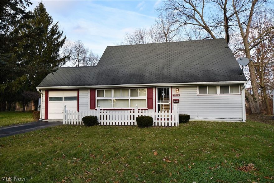 Cape cod located in a well established neighborhood. The home features updated electric service, newer updated kitchen, and newer carpeting in the bedrooms. The peaceful backyard setting bordering a wooded ravine can be enjoyed from the patio or deck.