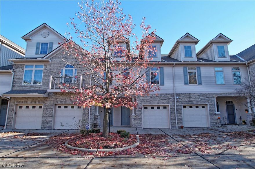 Welcome to this move-in ready FIRST floor unit/Ranch at Wedgewood Crossings in Beachwood, conveniently located near I-271, I-480, Beachwood Mall, Legacy Village, restaurants, parks, medical facilities, colleges/universities, and more! This spacious townhome features attached garage with built-in shelving, covered patio area with access from kitchen/family/master, over 1,727 sq ft, 2 bedrooms, 2 full baths, eat-in kitchen w/ white cabinets, all stainless steel appliances, granite countertops, tile backsplash, under-cabinet lighting, breakfast bar and pantry, spacious living room and dining area, hearth room w/ gas fireplace, and a laundry room. The owners suite includes walk-in closet w/custom-built organizer, and en-suite bath w/ double vanity, granite countertops, soaking tub and separate stand-up shower. HOA maintains landscaping and snow removal. Also available for purchase (Ref: MLS #4236626). This home is a must see...