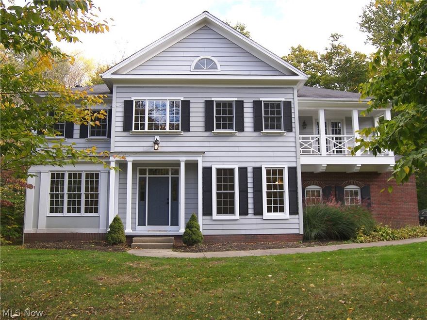 House Beautiful!  Welcome to this tastefully updated transitional situated on 3 acres with privacy.  Decorated in today’s style, the two story foyer opens to the living room with French doors to the family room and a formal dining. There is wood flooring in the foyer, living room and dining room.  The family room features newer carpeting and a woodburning fireplace and beautiful views of the backyard.  Open from the family room is the updated kitchen with recently installed cabinets, granite countertops, and stainless steel appliances to include a gas cooktop and double ovens.  There is a first floor laundry.  All bedrooms are on the second floor with the master suite featuring an awesome bath with double vanities and a “wow” shower with a bamboo drain as well as a custom designed walk in closet.  There are three additional bedrooms and two full baths with two bedrooms sharing a bath and with one being an ensuite.   There is a full basement ready for your design.  This house is ready f