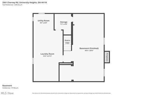 Tiny photo for 2561 Charney Road, University Heights, OH 44118 (MLS # 5201368)
