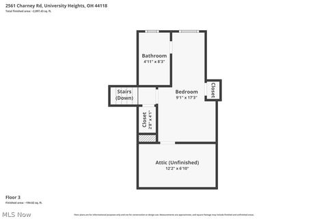 Tiny photo for 2561 Charney Road, University Heights, OH 44118 (MLS # 5201368)