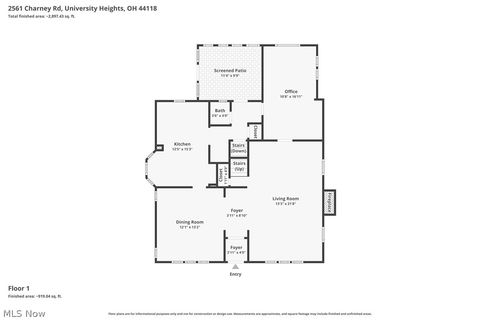 Tiny photo for 2561 Charney Road, University Heights, OH 44118 (MLS # 5201368)