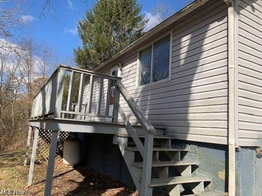 Home is a large 3 bedroom 1 bath cape cod home in a private setting that is situated on 2.83 of peaceful shaded
acres. The home has a nice flow throughout with a first floor bedroom, bathroom, laundry and a large eat-in kitchen with
nice oak cupboards. Home has an attached 1 car concrete paved carport. There is also a large shed for storage in the yard.
Call your favorite Realtor for your private showing today