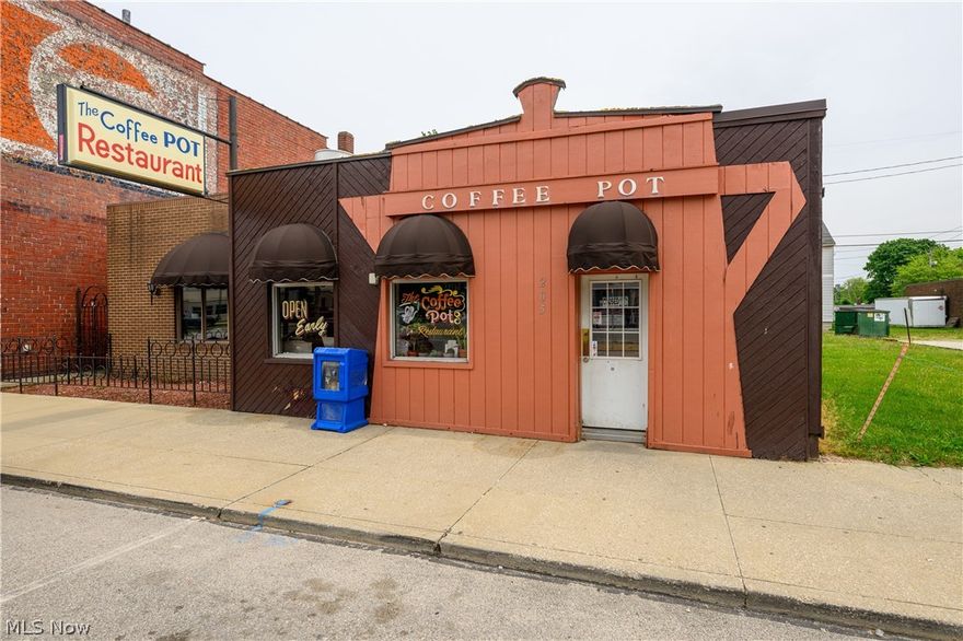 It is with a tearful eye these owners are retiring. Great Barberton downtown location for this icon. Feels like home where everyone knows your name. You receive great food, great prices, great conversation. Feels like Grandma cooked your breakfast, and you are eating with family and friends. Sellers are willing to help the new owners transition to continue to run this favorite local restaurant! Hot water tank (2023), Roof top furnace (2023), furnace and A/C (2022), replumbed kitchen (2024), new grease trap (2024). Business and building will convey. 3 Freezers, sterilizer, ice machine, grill and all equipment.