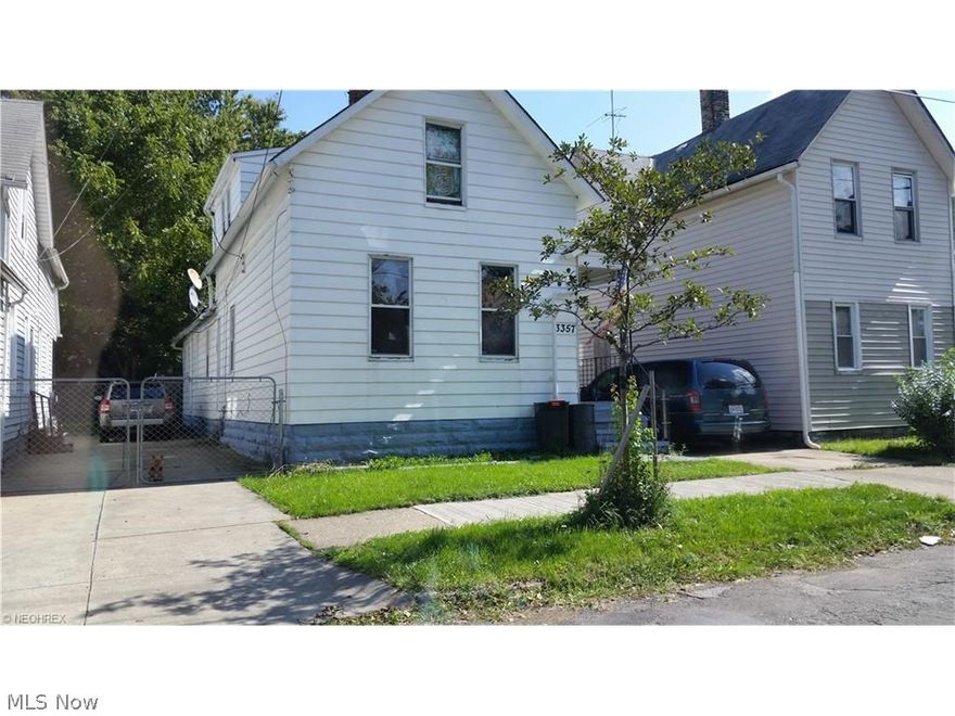 Great turn key Investment, currently rented and tenant pays all utilities. Fenced in yard with garage in back, Large back yard, great for family gatherings.