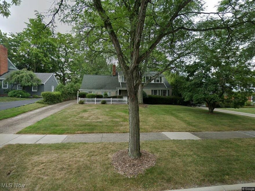 Lovely Colonial with large master bedroom on the first floor there is also a den on the first that can be used as an additional bedroom. You will find a full bath outside of the master bedroom . There are  also 3 generous sized bedrooms on the second floor with a full bath at the end of the hallway.  Living room and lower level basement boasts fireplaces.  Basement also has a wet bar and half bath on the finished side.  There is access to the enclosed patio off of both the dining room and master bedroom where you can enjoy your  large fenced in yard.  There is an deep attached 2 car garage that also has storage above.  House has great storage with closets and crawl space. Home needs TLC and updating.